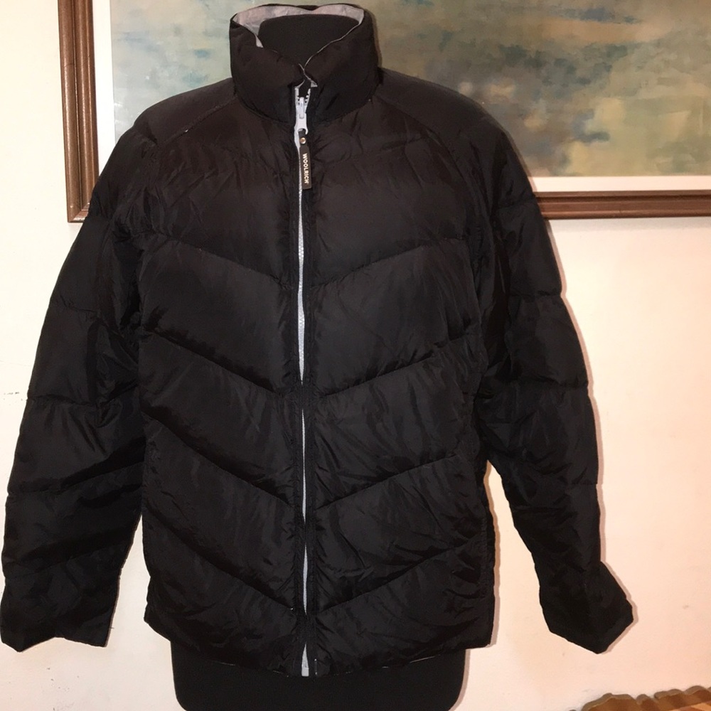 Woolrich reversible puffer Jacket Gray/Black
